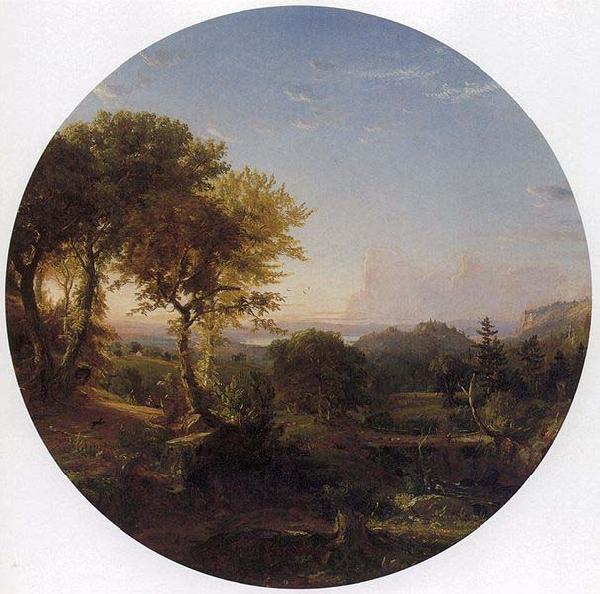 Jasper Francis Cropsey Green Mountain Scenery, oil painting image